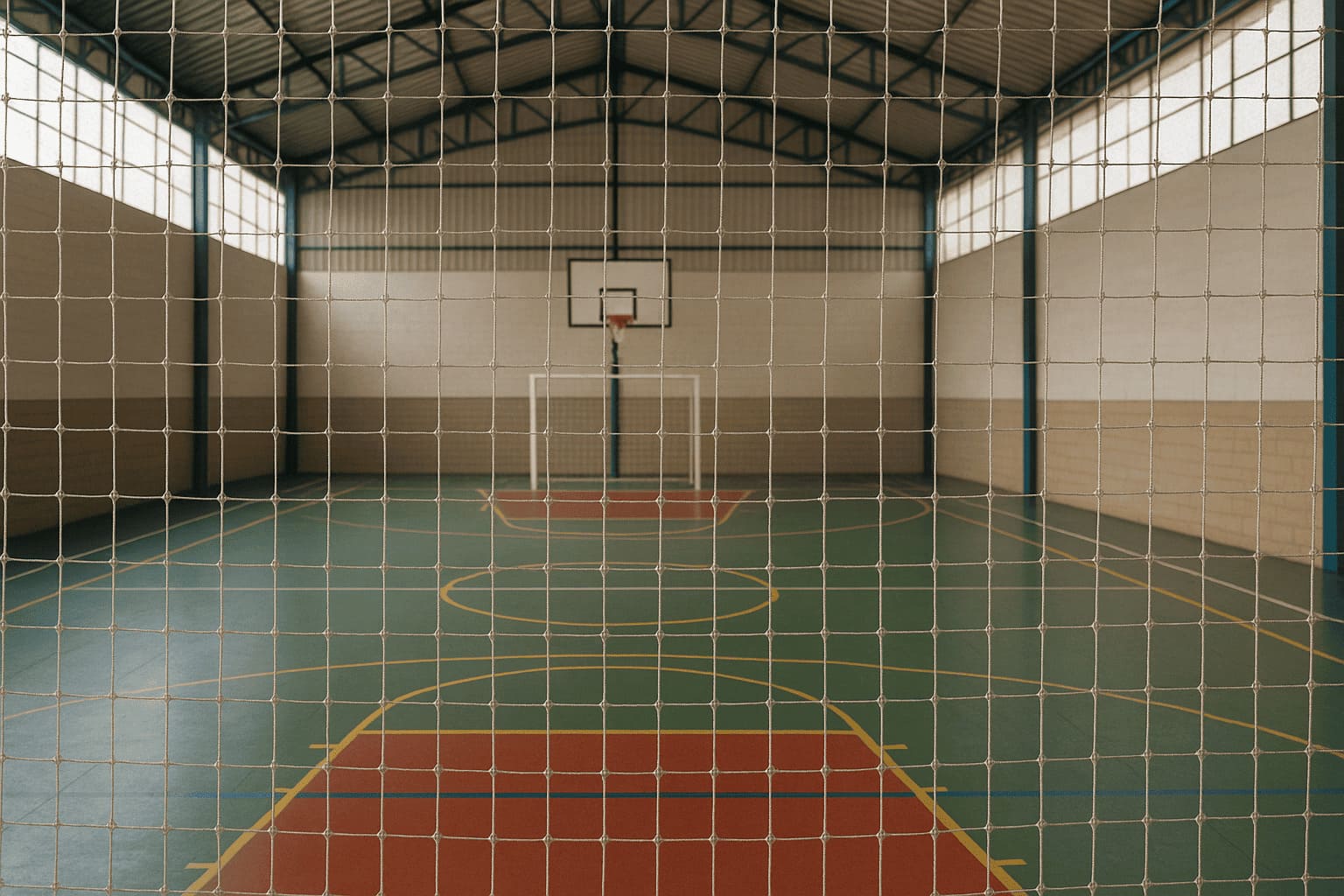 Quadras de escolas: por que a tela de proteção é indispensável